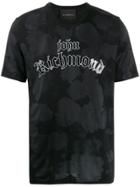 John Richmond Relaxed-fit Logo Print T-shirt - Black