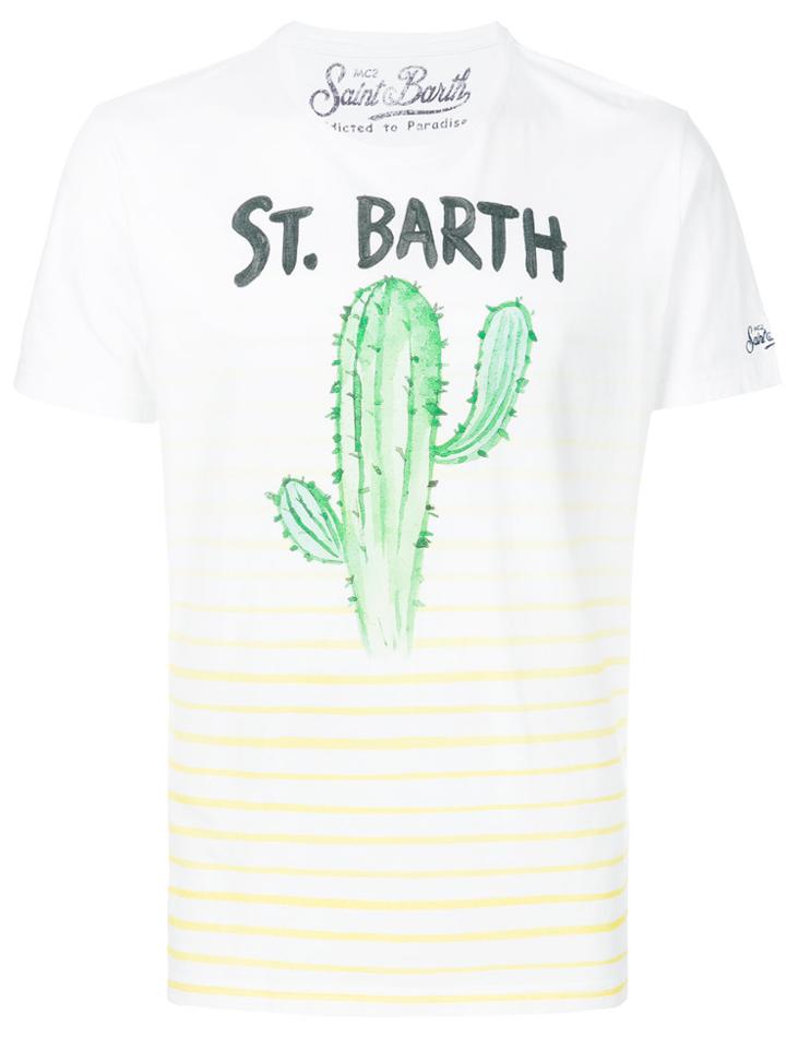 Mc2 Saint Barth Cactus Waterline T-shirt - White