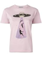Alexa Chung 'alien Abduction' T-shirt - Pink