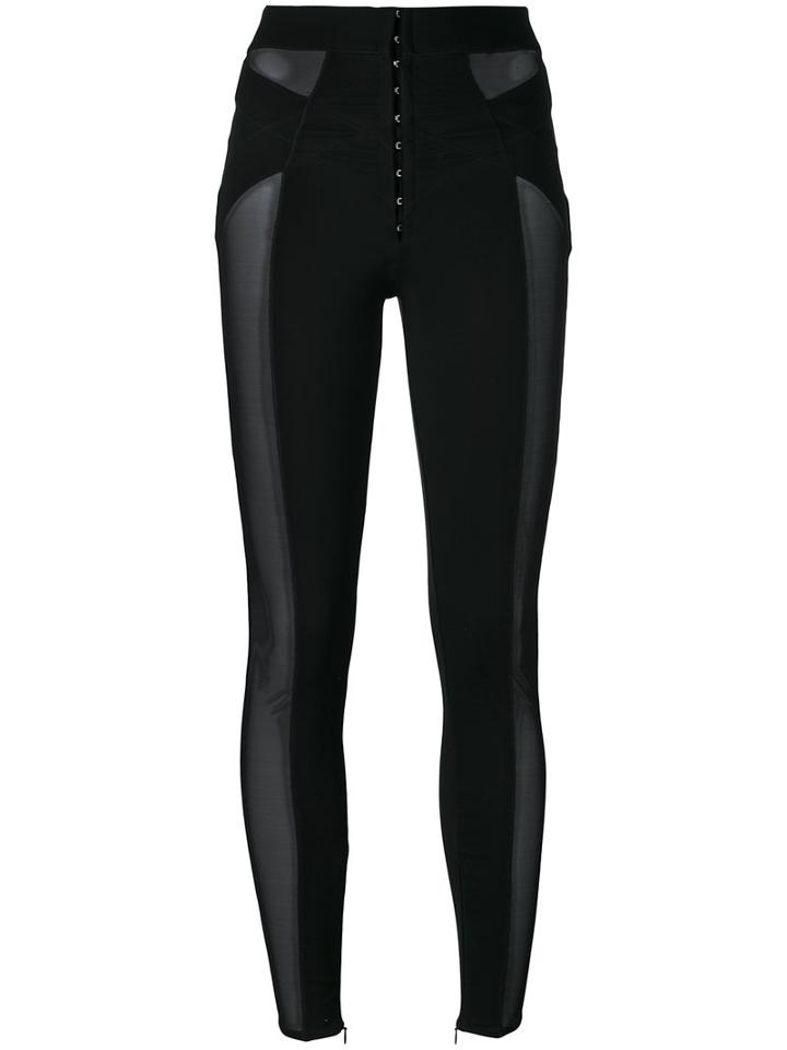 Murmur - Contrast Track Pants - Women - Polyamide/spandex/elastane - 38, Women's, Black, Polyamide/spandex/elastane