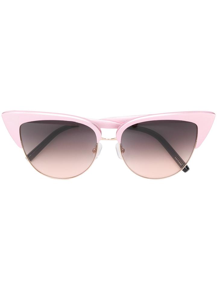 Matthew Williamson Cat Eye Sunglasses - Pink & Purple