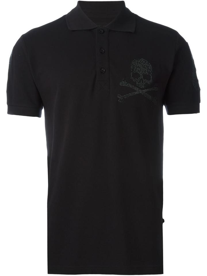 Philipp Plein 'face Swap' Polo Shirt