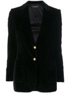 Dolce & Gabbana Single Breasted Blazer - Black