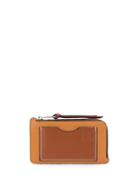 Loewe Zip-up Cardholder - Brown