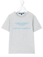 Aston Martin Kids - Logo Print T-shirt - Kids - Cotton - 12 Yrs, Grey