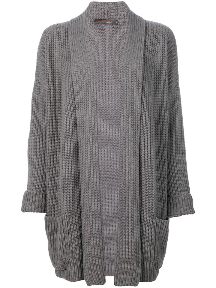 Incentive! Cashmere - Shawl Lapel Cardigan - Women - Cashmere - Xs, Grey, Cashmere