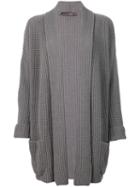 Incentive! Cashmere - Shawl Lapel Cardigan - Women - Cashmere - Xs, Grey, Cashmere