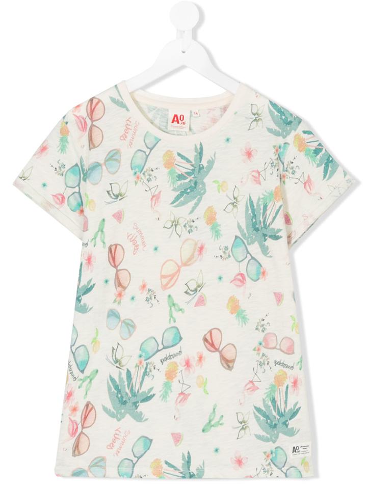 American Outfitters Kids Florida Print T-shirt - Nude & Neutrals