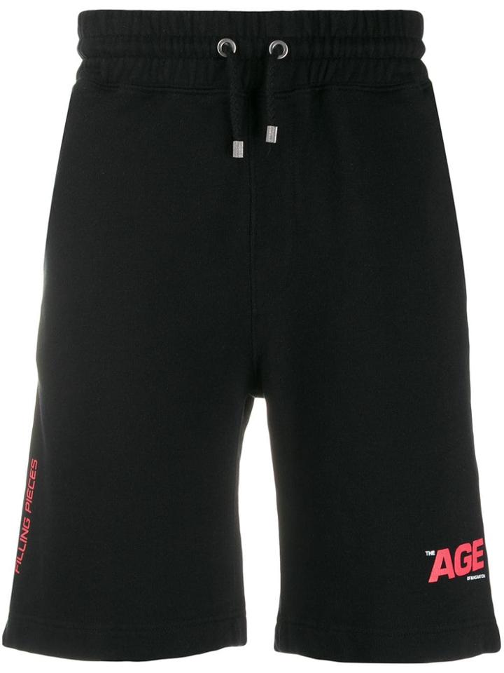 Filling Pieces Age Track Shorts - Black