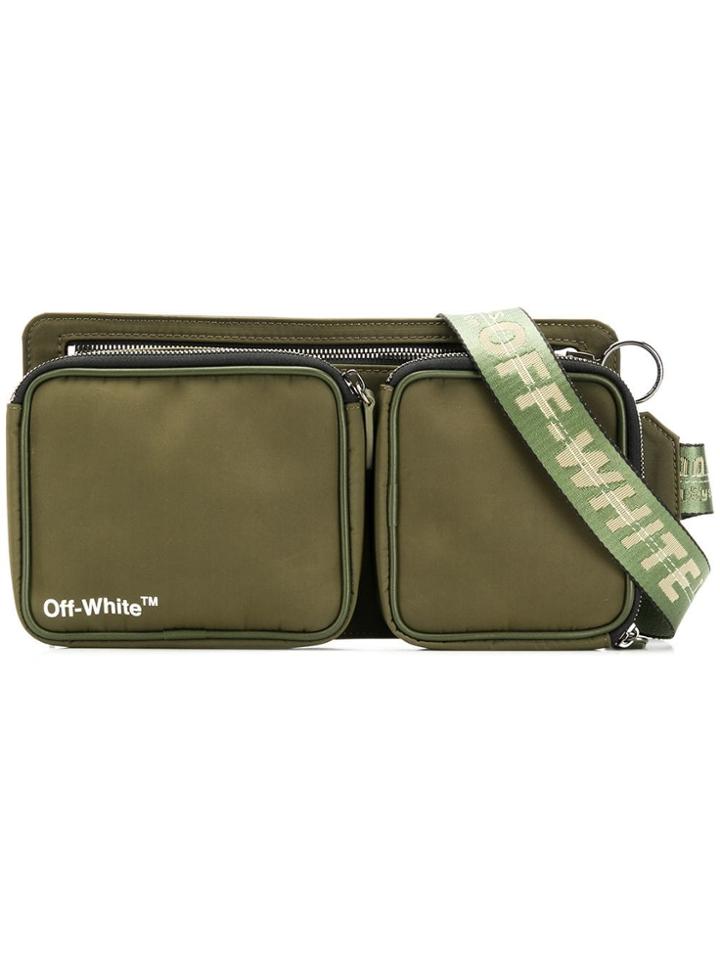 Off-white Sling Bag - Green