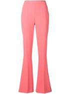 Elisabetta Franchi Plain Flared Trousers - Pink