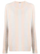 Bottega Veneta Pre-owned Cashmere Striped Jumper - Grey