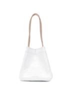Rejina Pyo Croco-effect Bucket Bag - White