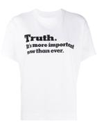 Sacai Truth Print T-shirt - White