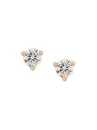 Delfina Delettrez 18kt Gold Dots Solitaire Diamond Earrings - Metallic