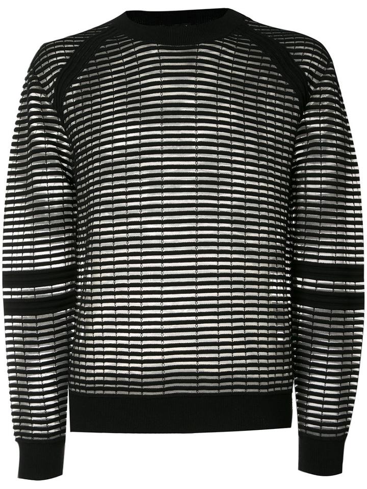 Skingraft Sheer Knit Pullover, Men's, Size: Small, Black, Cotton/nylon/polyester