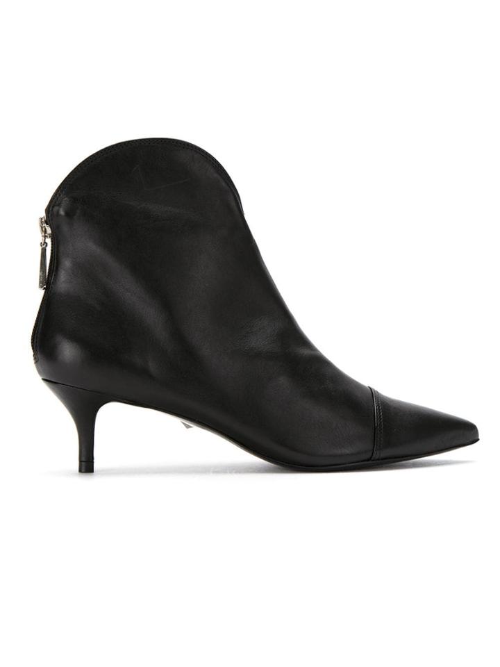 Schutz Schutz S0175201450001 Black Leather/fur/exotic Skins->leather