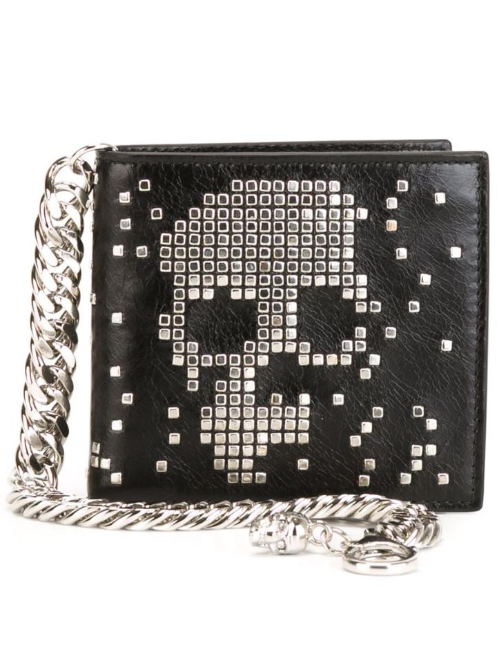 Alexander Mcqueen Studded Skull Wallet