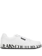 Versace Jeans Couture Logo Print Sneakers - White