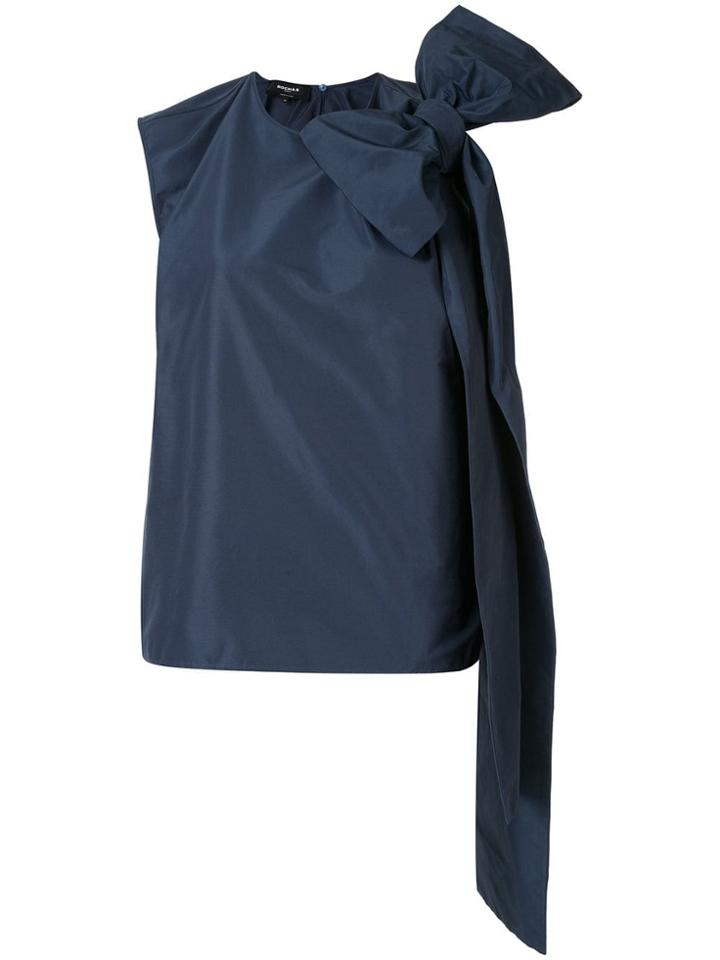 Rochas Bow Detail Top - Blue
