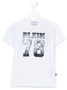 Philipp Plein Kids - Printed T-shirt - Kids - Cotton - 8 Yrs, Boy's, White