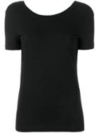 Mm6 Maison Margiela Draped Back T-shirt - Black
