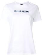 Aspesi Silenzio Print T-shirt - White
