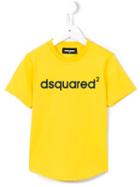 Dsquared2 Kids Logo T-shirt, Boy's, Size: 8 Yrs, Yellow/orange