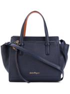 Salvatore Ferragamo - Small Tote Bag - Women - Calf Leather - One Size, Blue, Calf Leather
