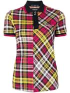 Le Kilt Tartan Polo Shirt - Pink & Purple