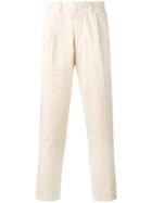 The Gigi Cropped Trousers, Men's, Size: 48, Nude/neutrals, Cotton