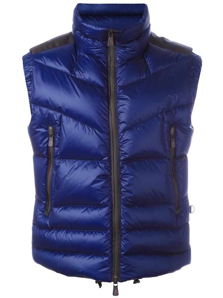 Moncler Grenoble Padded Sleeveless Gilet, Men's, Size: 3, Pink/purple, Feather Down/polyamide/polyester