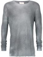 Lost & Found Ria Dunn Collarless Top - Grey