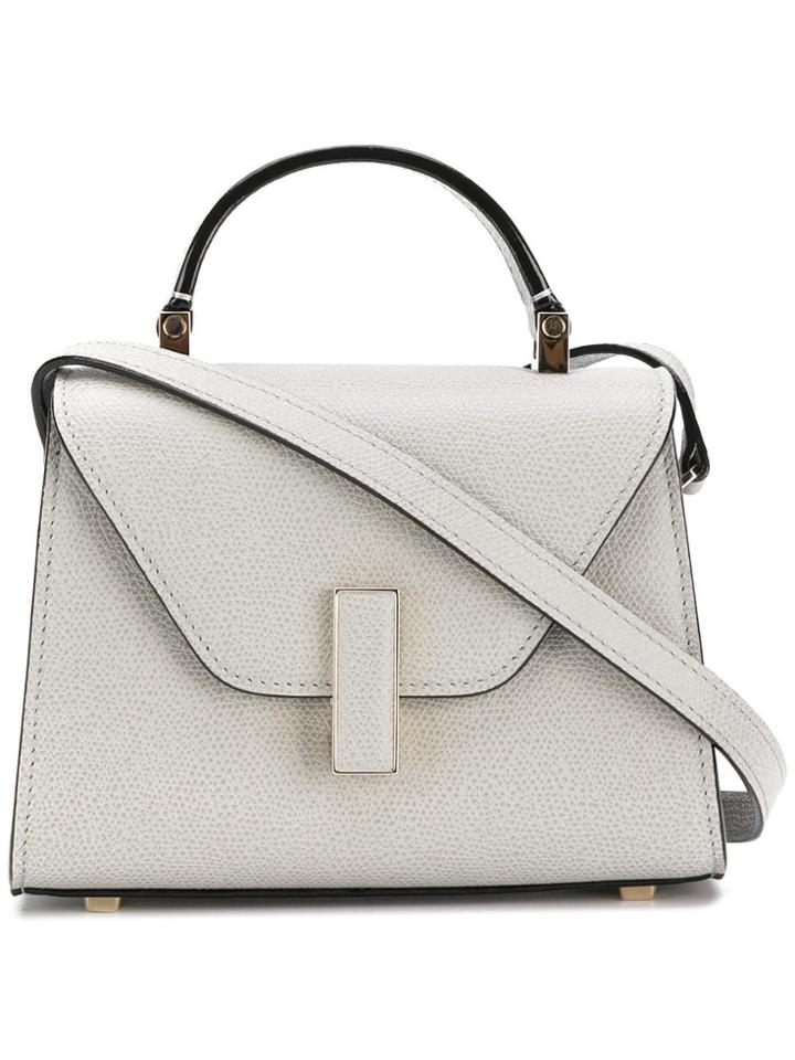 Valextra Leather Mini Bag - Grey