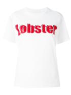 Peter Jensen Lobster T-shirt, Women's, Size: Small, White, Cotton