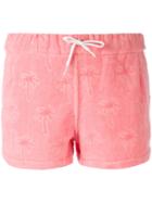 Palm Tree Shorts - Women - Cotton - M, Pink/purple, Cotton, Tomas Maier