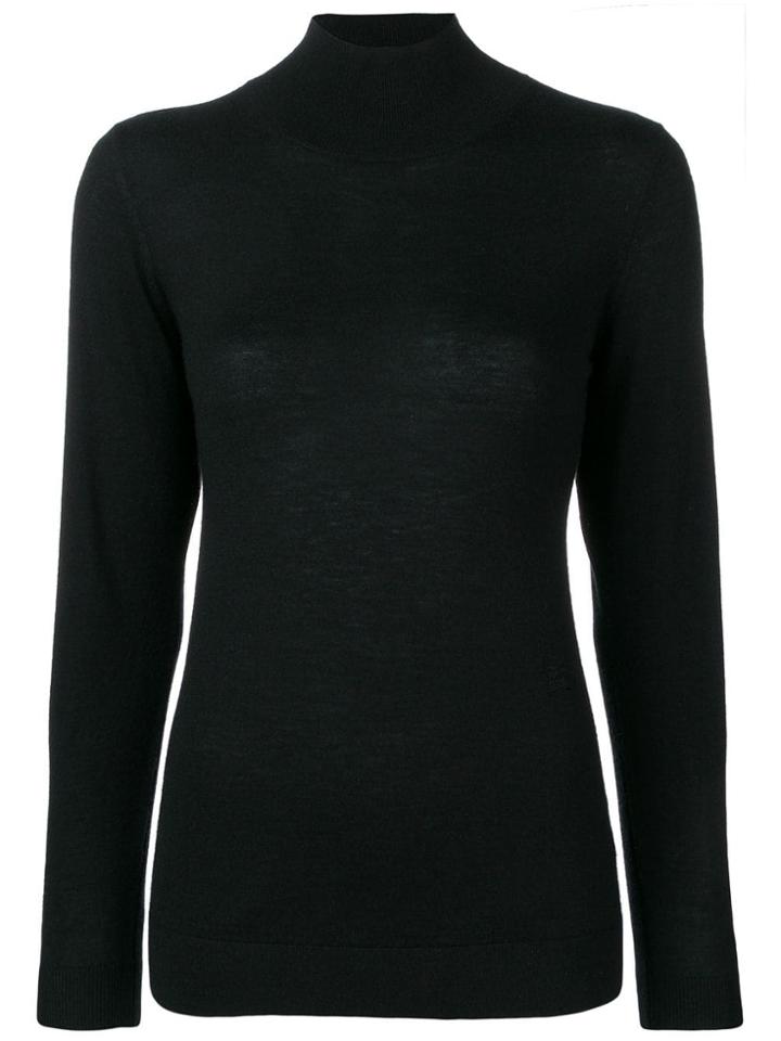 Burberry Cashmere Turtleneck Sweater - Black