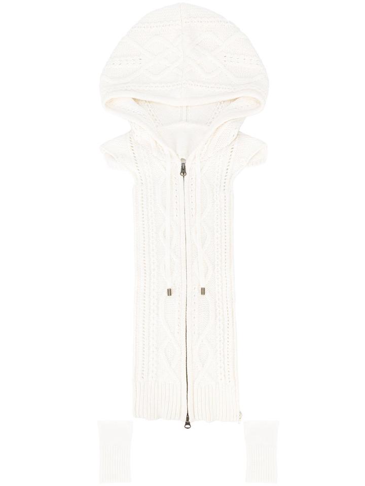 Veronica Beard - Dickey And Cuffs Set - Women - Cotton/polyamide/polyester/wool - One Size, White, Cotton/polyamide/polyester/wool