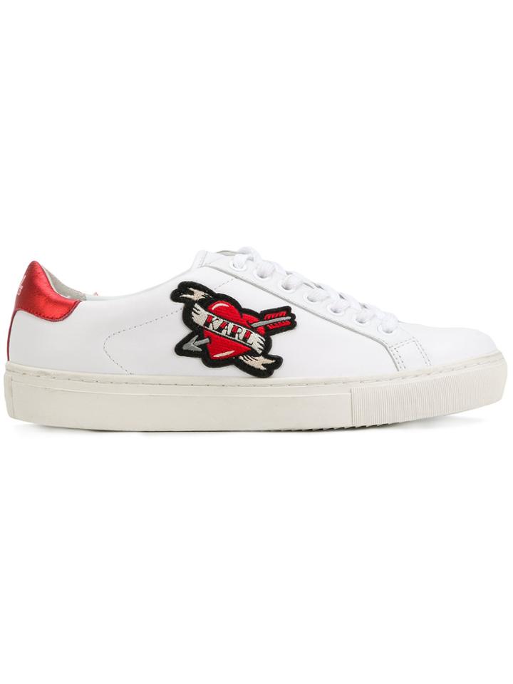 Karl Lagerfeld Kupsole Captain Karl Sneakers - White