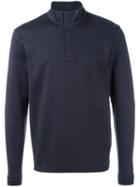 Boss Hugo Boss Henley Sweatshirt, Men's, Size: Large, Blue, Cotton/polyamide