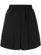 Emporio Armani Pleated Shorts - Black