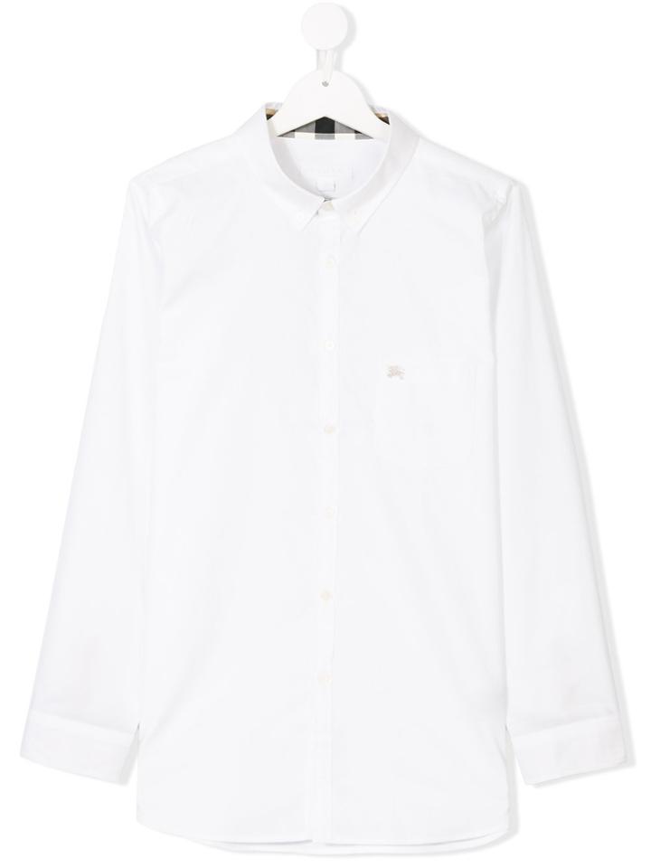 Burberry Kids Teen Classic Button-down Shirt - White