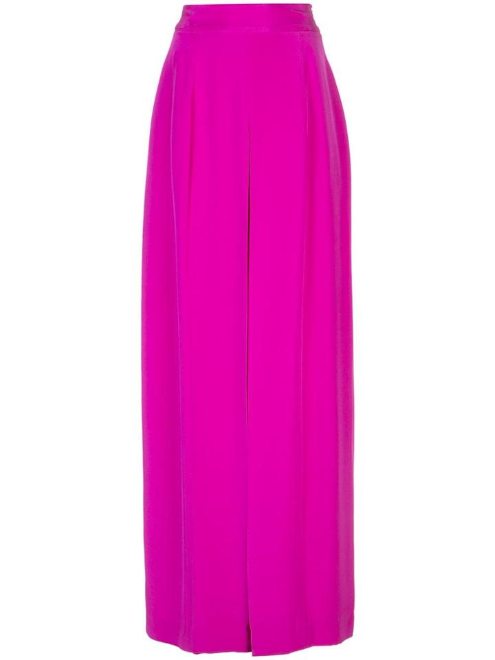 Adam Lippes High Waist Palazzo Trousers - Pink