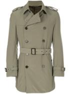Aspesi Double Breasted Trench Coat - Green