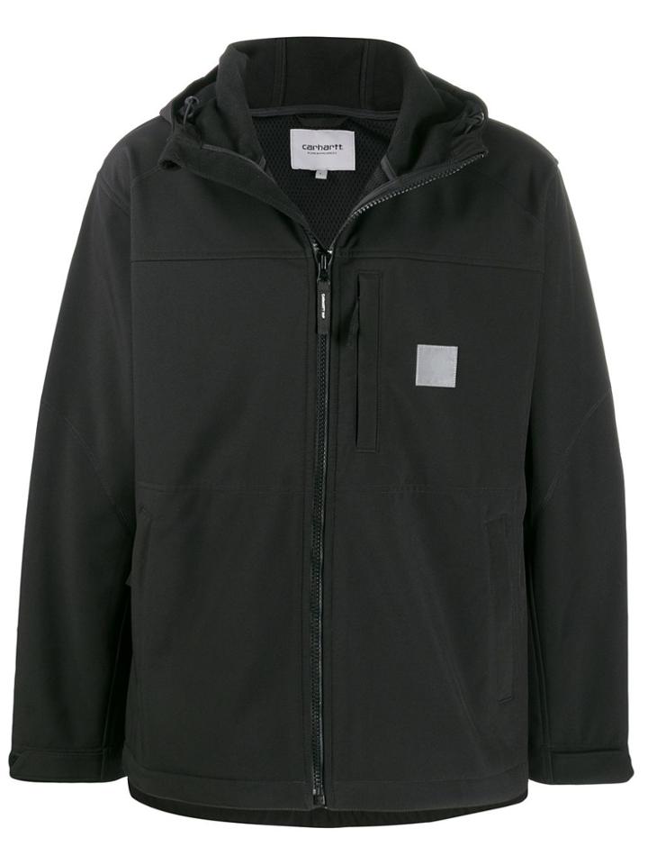 Carhartt Wip Hooded Coat - Black