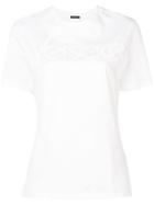 Versace Jeans Tone On Tone Logo T-shirt - White