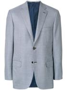 Brioni Micro Check Blazer - Blue