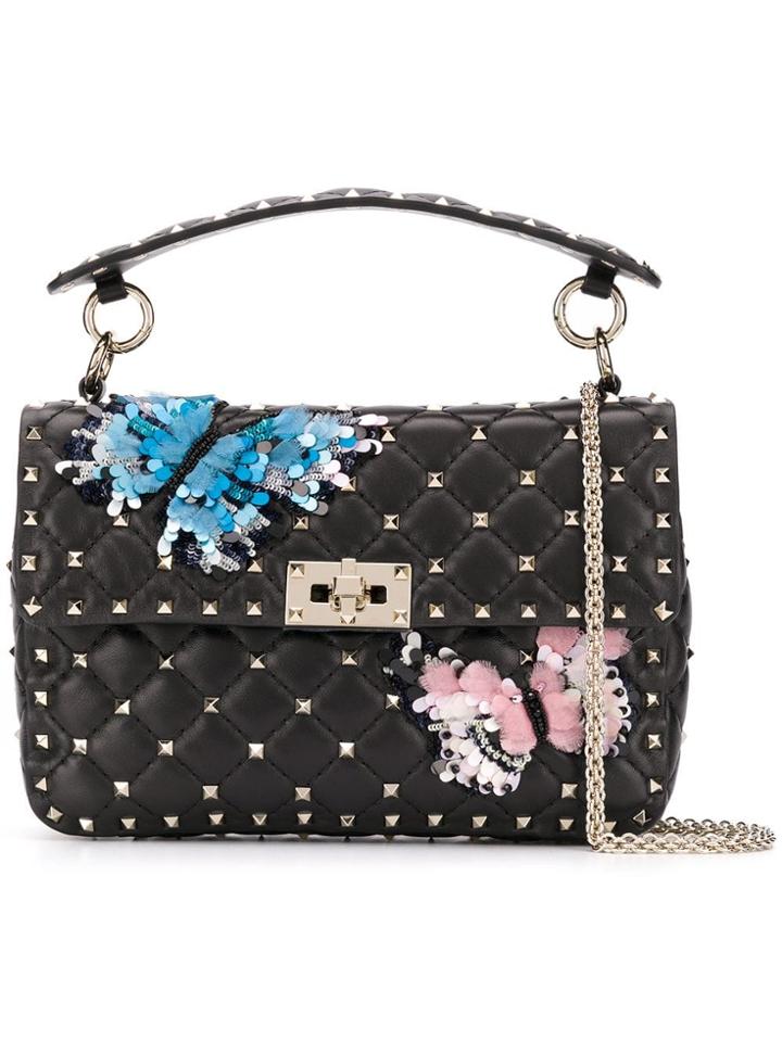Valentino Medium Valentino Garavani Rockstud Spike Bag - Black