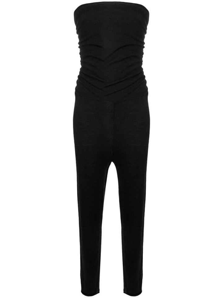 Maison Martin Margiela Vintage 1990's Strapless Fitted Jumpsuit - Grey