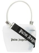 Palm Angels Transparent Padlock Tote - White